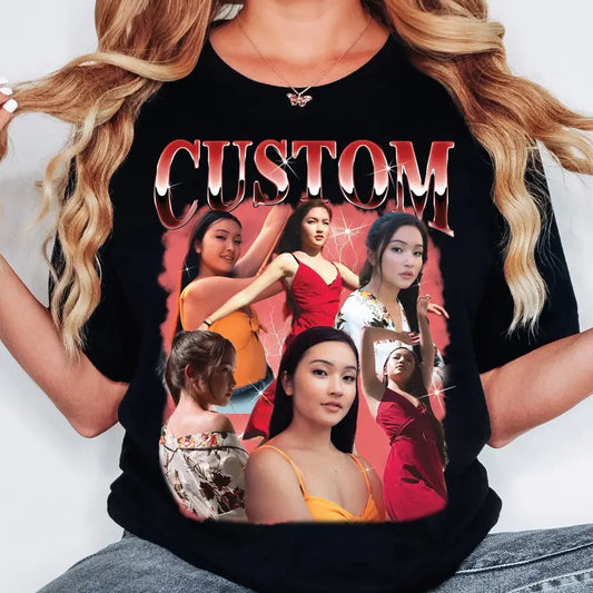 CUSTOM Bootleg Rap Shirt, Custom Your Own Idea Bootleg Shirt, Insert Your Design, 90S Rap Tee Shirt, Gift for Men Women,...