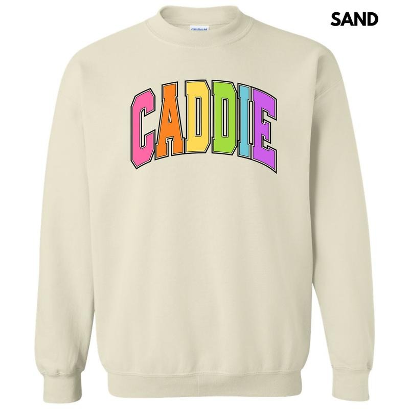 Caddie Varsity Letter Sweatshirt 'NLB' T-Shirts, Hoodie | InkThreadWorks.com
