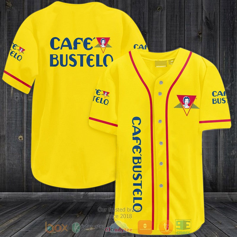 Cafe Bustelo yellow Baseball shirt