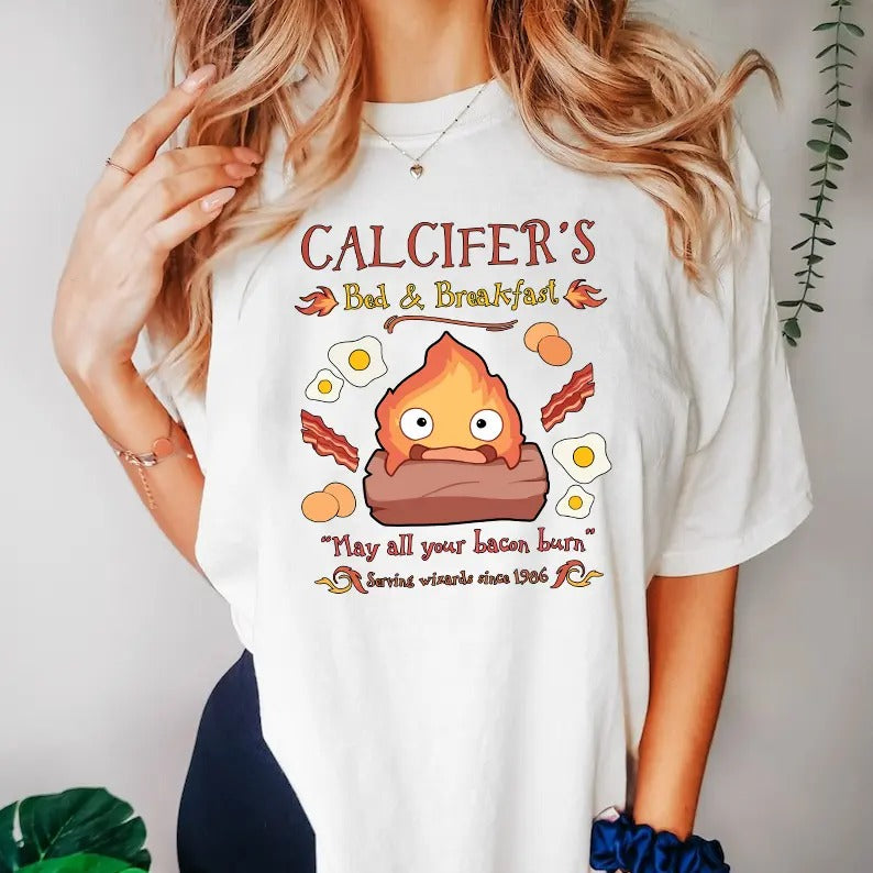 Calcifer Quotes T-Shirt Hoodie, Sweatshirt | InkThreadWorks.com