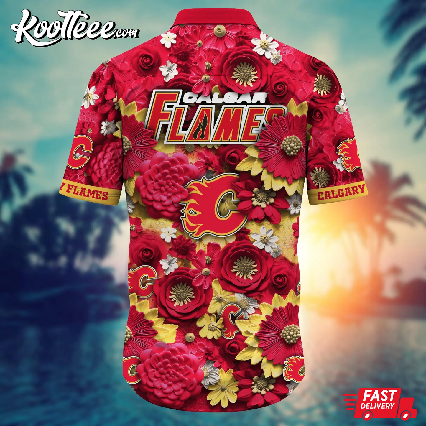 Calgary Flames NHL Hawaiian Shirt