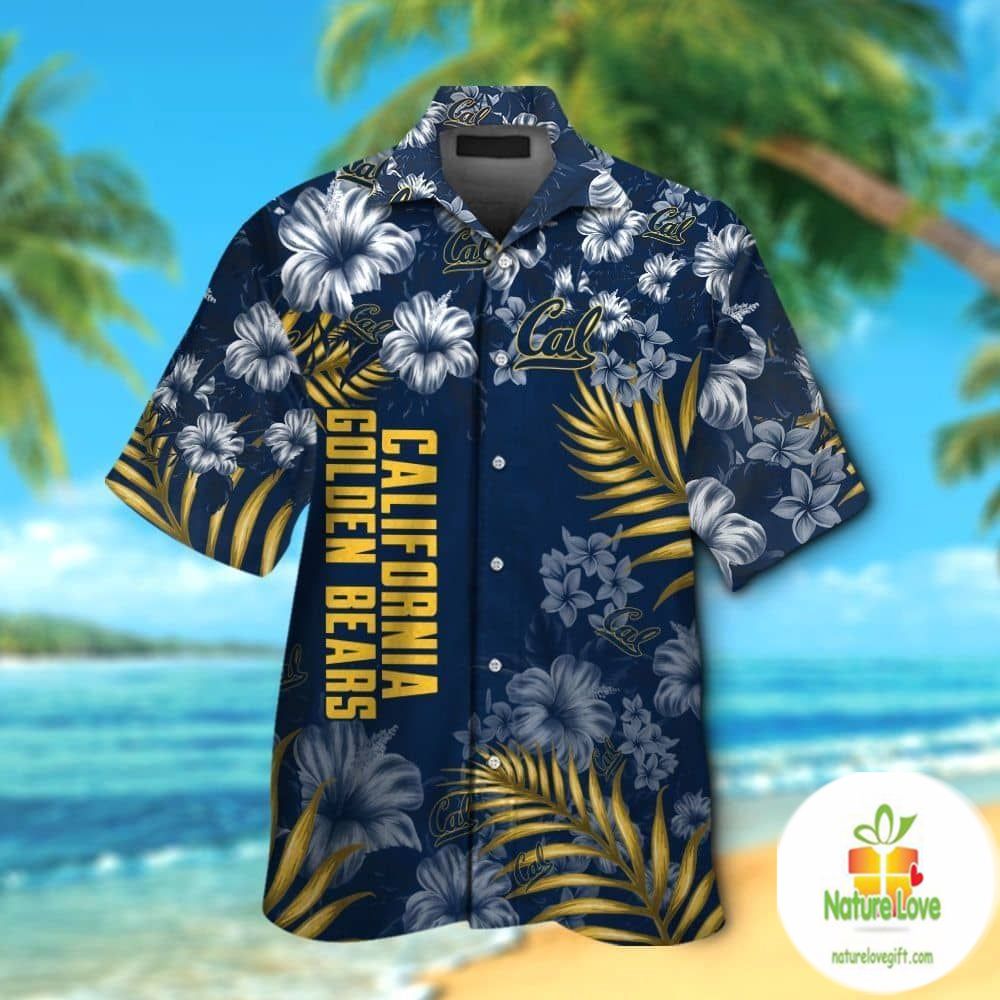 Hawaiian Shirt California Golden Bears Tropical Short Sleeve Aloha