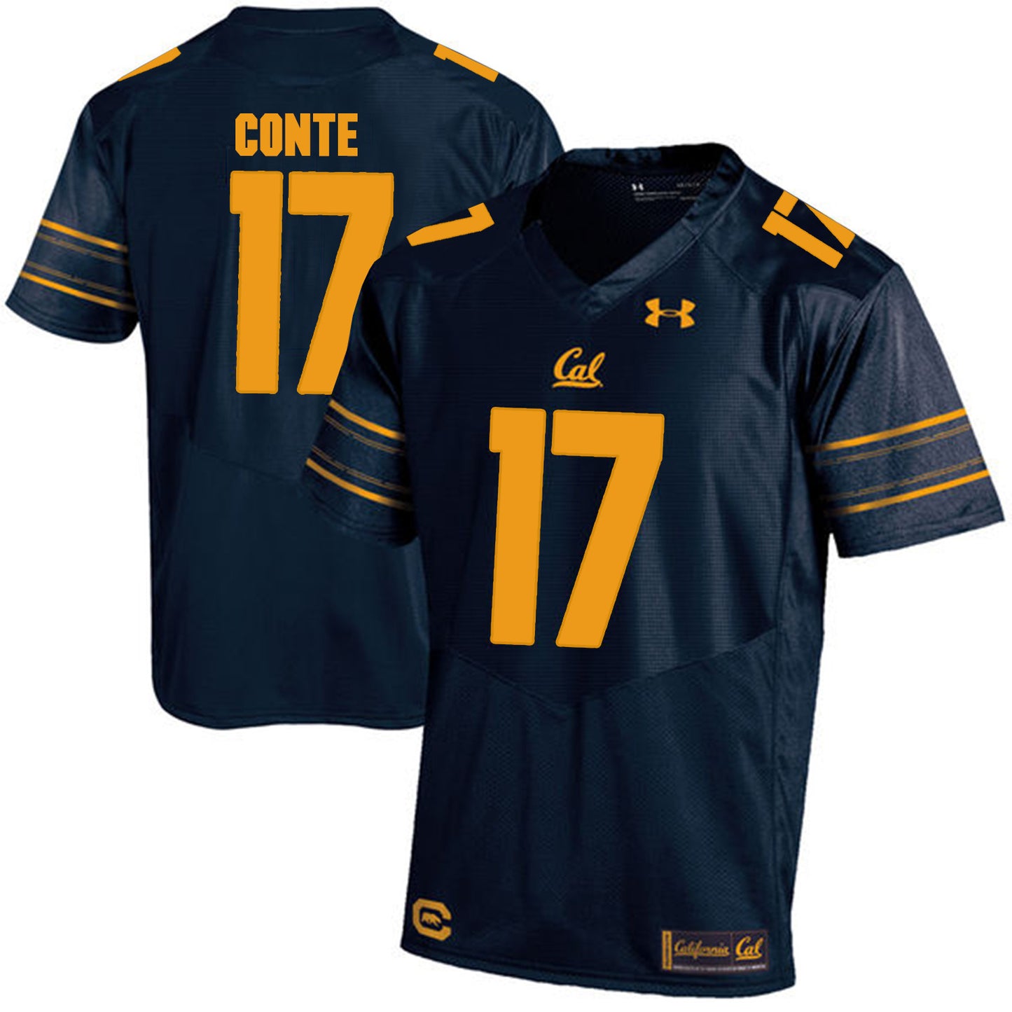 California Golden Bears Chris Conte 17 Navy