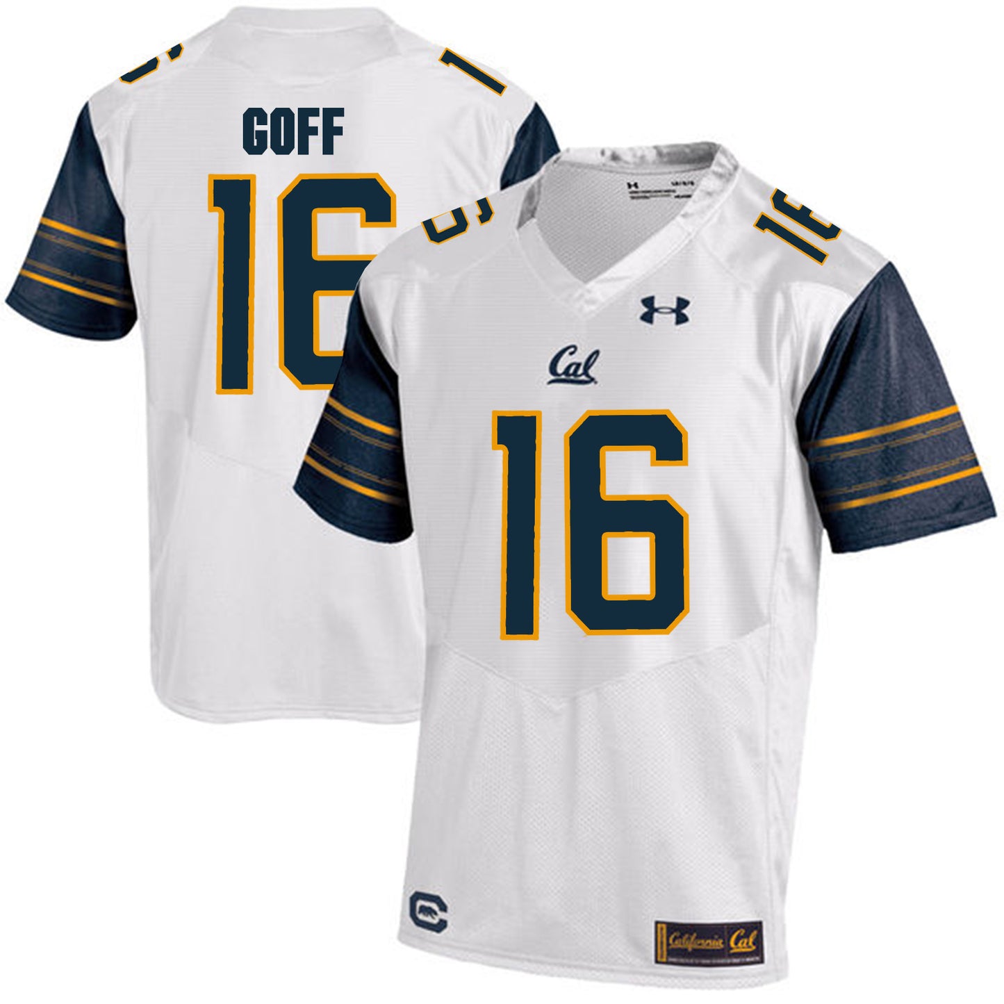 California Golden Bears Jared Goff 16 White