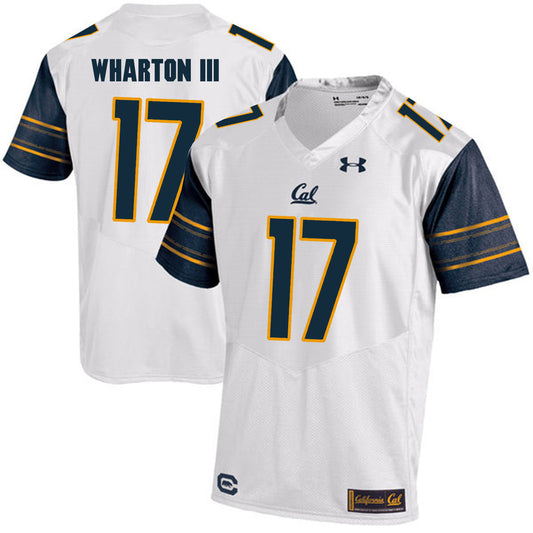 California Golden Bears Vic Wharton III 17 White