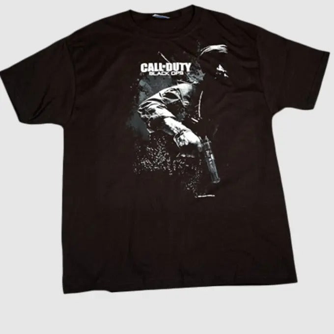 Call of Duty - Black Ops Sitting Bull Black Male T-Shirt Hoodie, Sweatshirt | InkThreadWorks.com