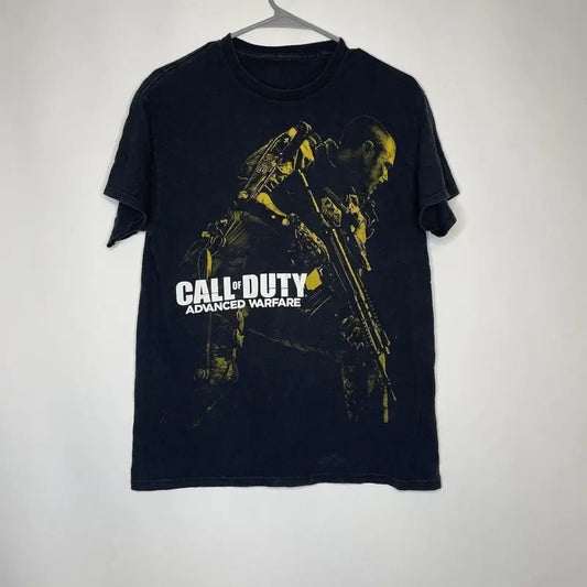 Call of Duty Advanced Warfare Graphic T-Shirt Video Game Promo Size T-Shirt Cotton Menswear Cotton Menswear Top Decoration