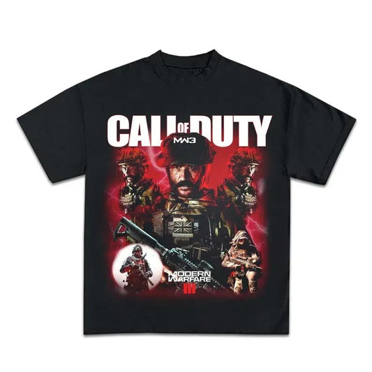 Call of Duty Graphic T-Shirt Unisex T-shirt All Color All Size Cotton Menswear Cotton Menswear Top Decoration