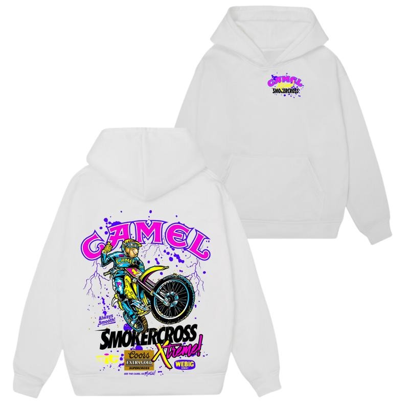 Camel Motor Sport Super Cross Extreme Graphic Sweatshirt Hoodie Tshirtfor Men - Classic Fit - Menswear