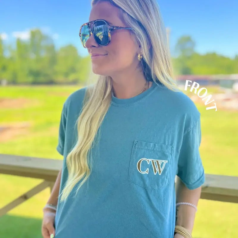 Cami Wade - Lab and Duck Pocket Tee - Comfort Colors Hoodie, Sweatshirt | InkThreadWorks.com