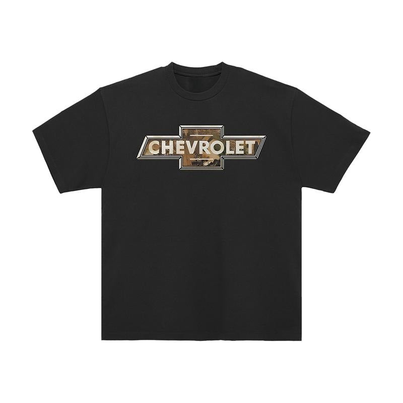 Camo Chevy Logo Vintage Tee Men's Cotton Tee Old School Tee Gift for Him Classic Car Casual Menswear