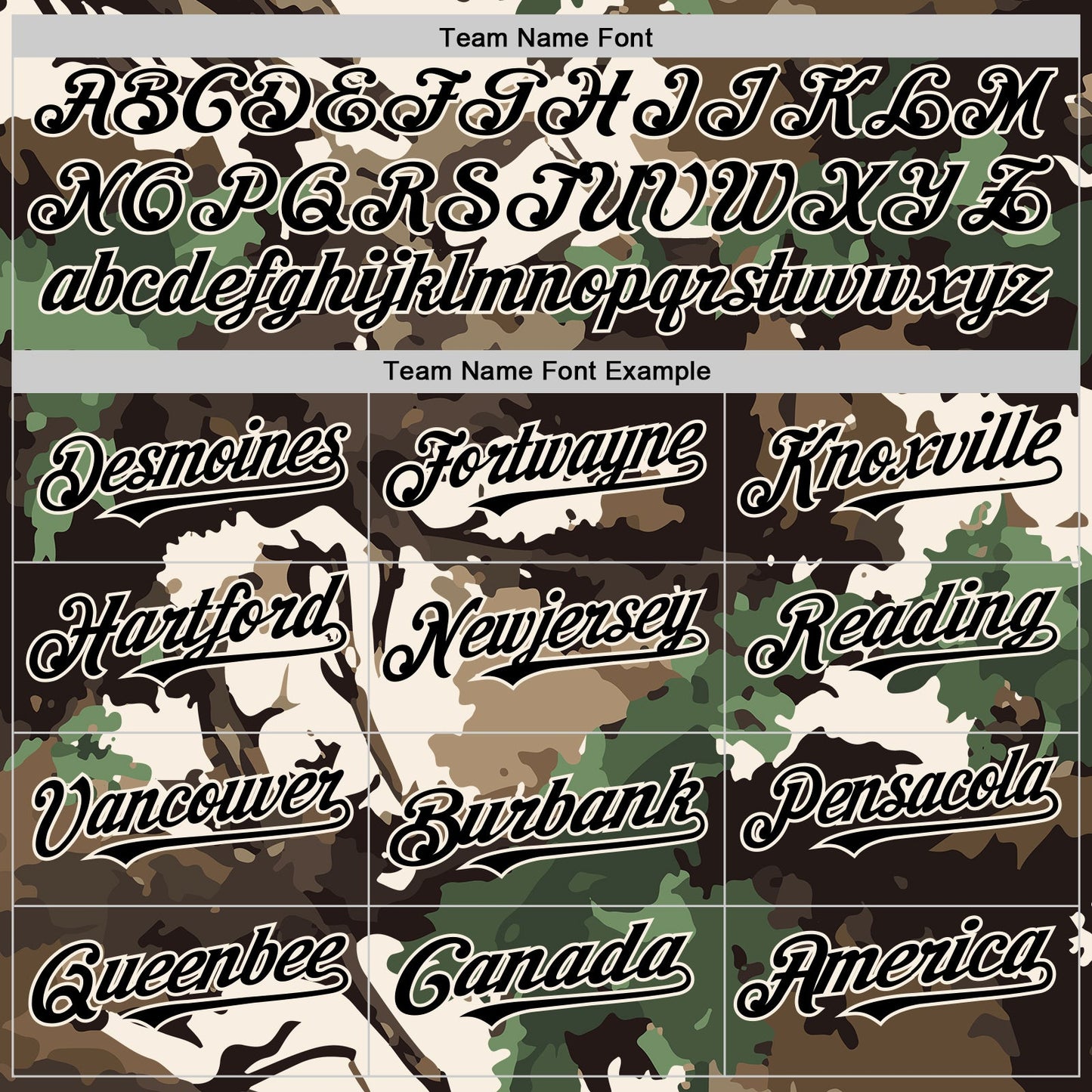 Custom Camo Black-Cream Woodland Forest Tactical Camouflage Outdoor Leaf Authentic Baseball Jersey