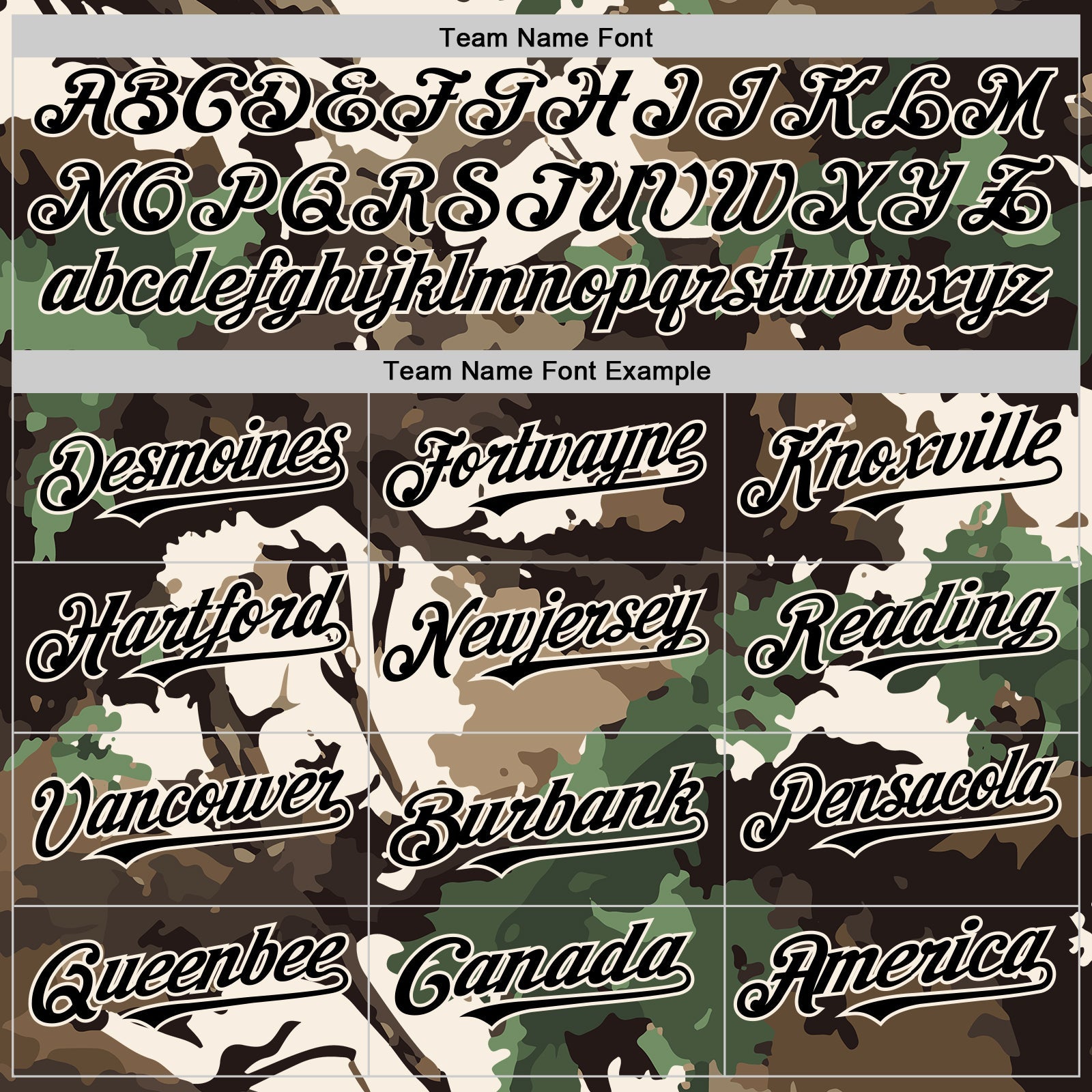 Custom Camo Black-Cream Woodland Forest Tactical Camouflage Outdoor Leaf Authentic Baseball Jersey