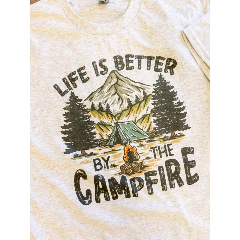 Campfire Graphic Top