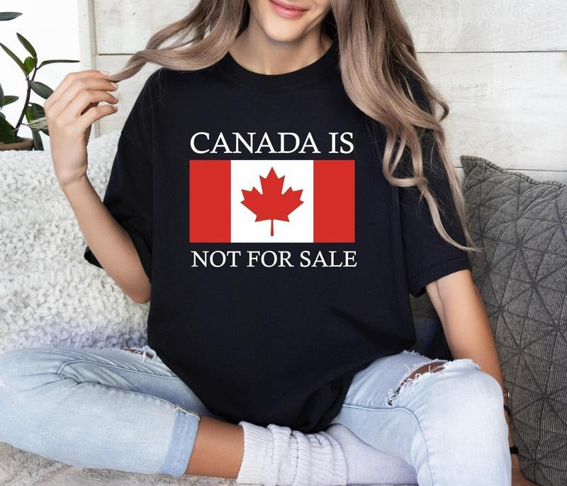 Canada is Not For Sale Shirt | Free Canada Sweatshirt & Apparel | Gift for Canadiansstyle{n002}2 Hoodie | InkThreadWorks.com