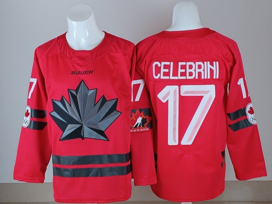 Canada #17 Celebrini Canada 2026 Winter Olympics Edition Style 2