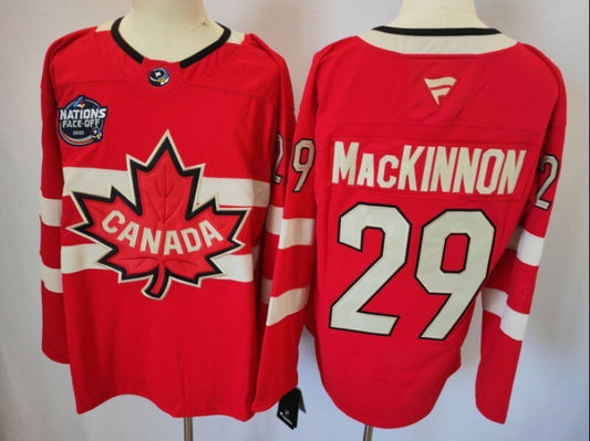 Canada #29 Nathan MacKinnon Canada Olympics Edition