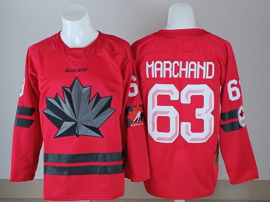 Canada hockey #63 brad marchand Canada 2026 Winter Olympics Edition Style 1