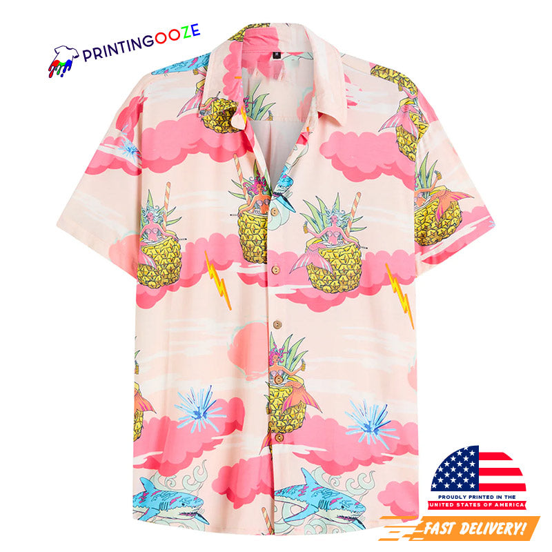 Candy Pink CloudNine Hawaiian Shirt
