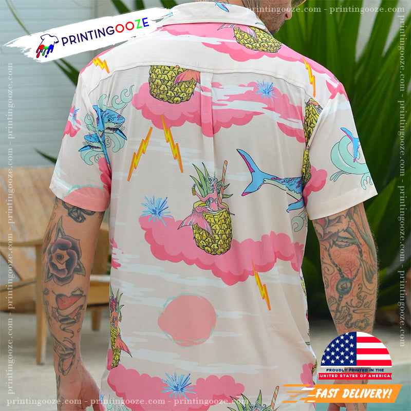 Candy Pink CloudNine Hawaiian Shirt