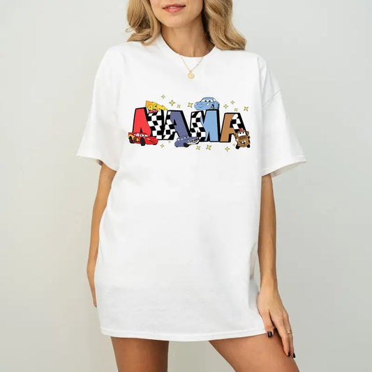Car Mom Shirt, Cars Movie Mama Shirt, Mother's Day Shirt, Gift For Mom, Mom Tee, Family Vacation Shirt, Retro Mama Car 95 Shirt, Gift For Mother's Day