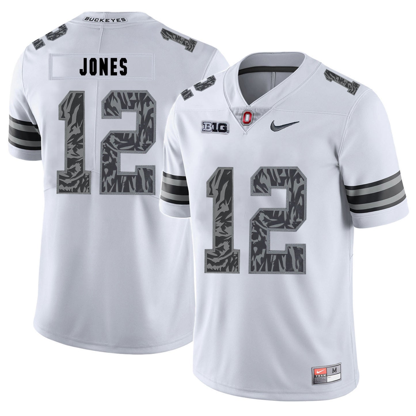 Cardale Jones 12 Pattern White