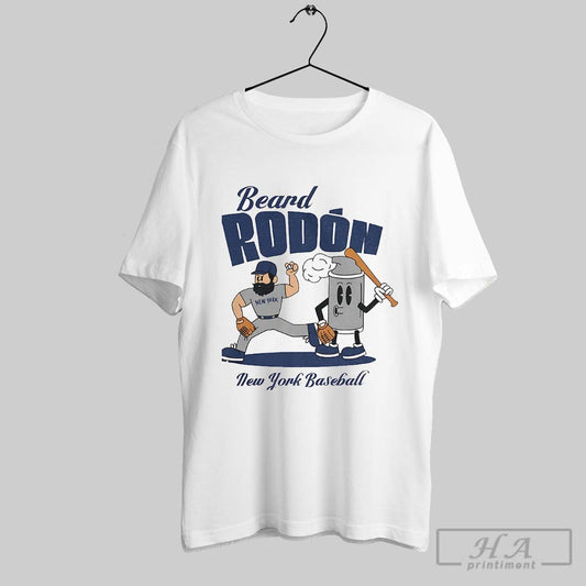 Carlos Rodon New York Baseball Summer Cartoon