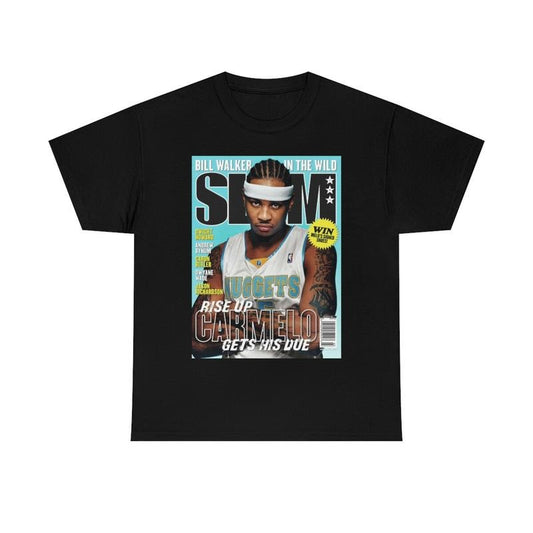 Carmelo Anthony Denver Slam Cover Tee T-Shirt, 100% Cotton Unisex T-Shirt, Gift For Fan Hoodie, Sweatshirt