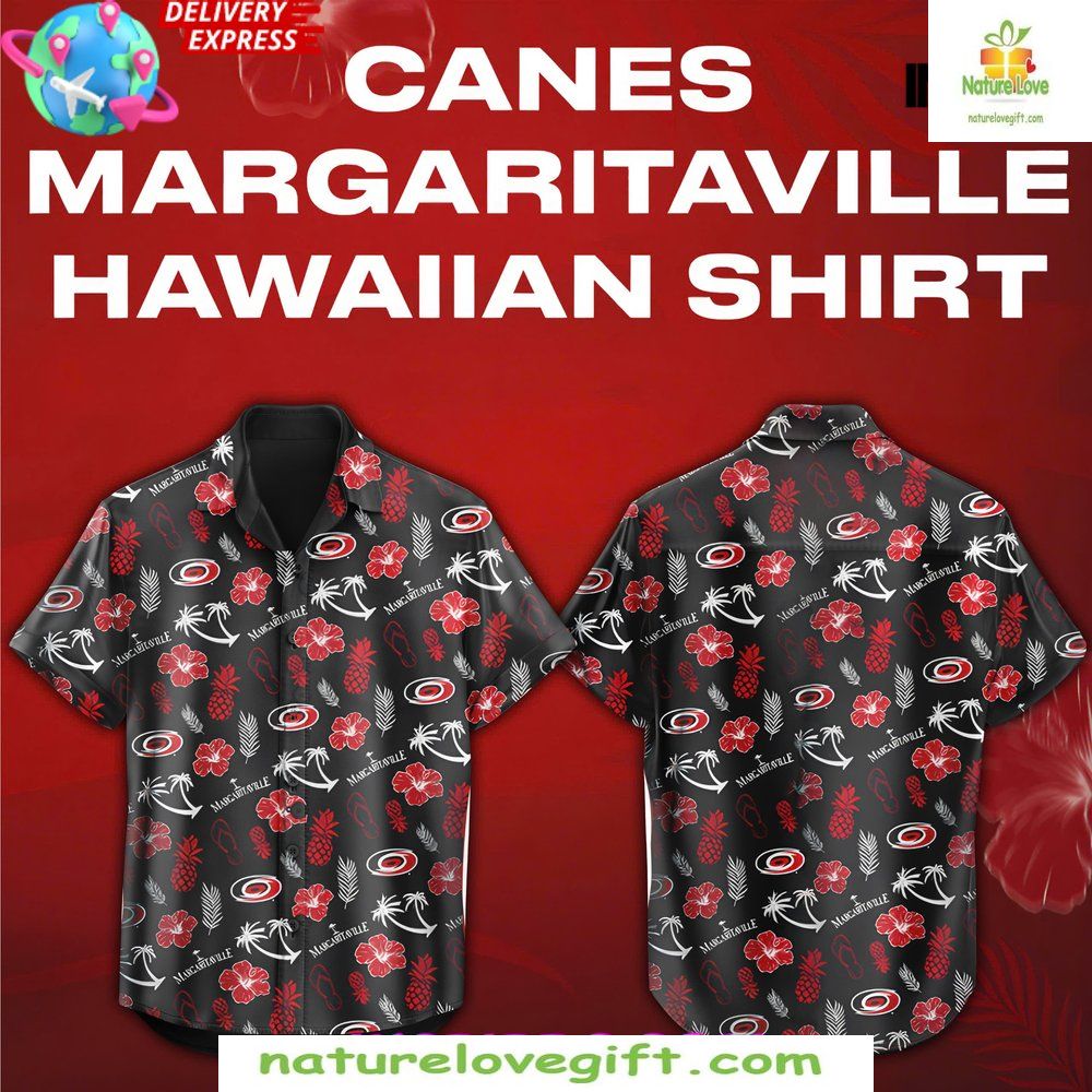 Carolina Hurricanes Margaritaville Night 2026 Hawaiian Shirt Fan Gear