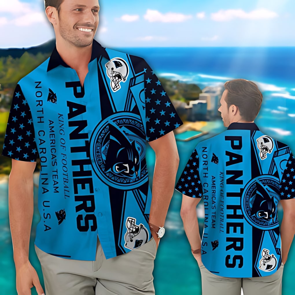 Carolina Panthers Hawaiian Shirt Coastal Pride Design by