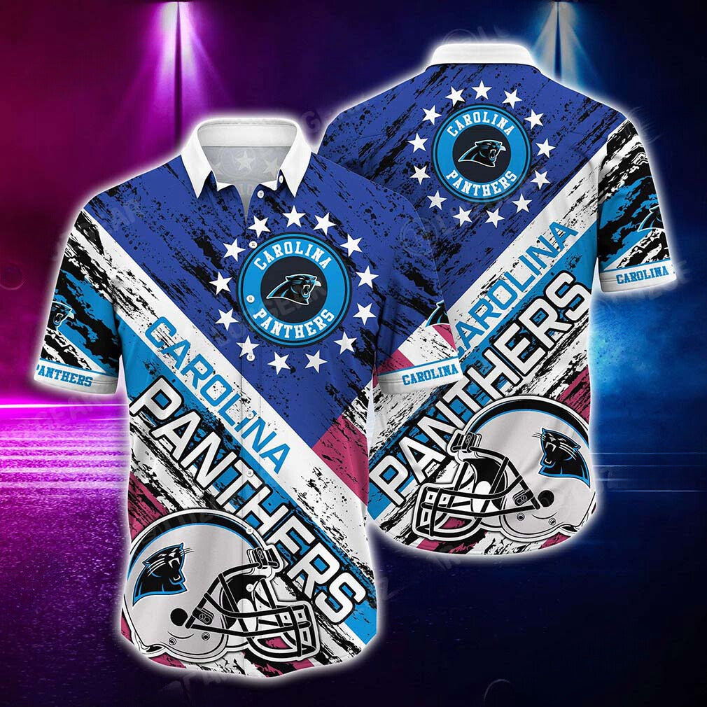 Carolina Panthers Hawaiian Shirt Jungle Passion Design 263909