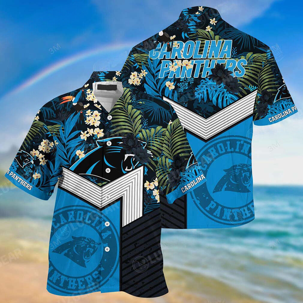 Carolina Panthers Hawaiian Shirt Ocean Breeze Victory Design 105699