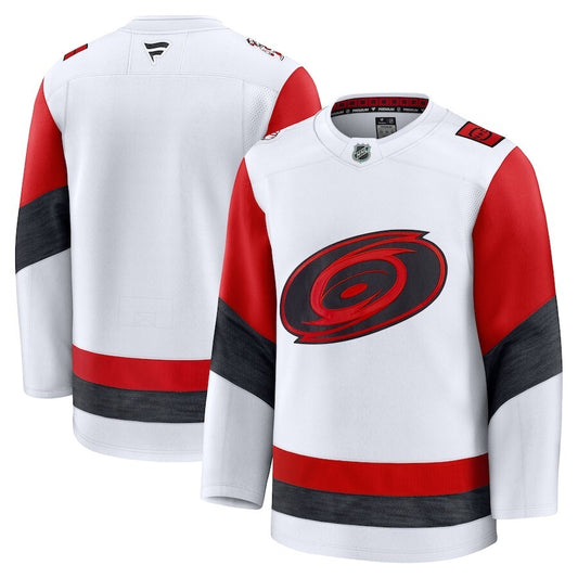 Carolina Hurricanes Fanatics Away Premium Jersey - White Style 1