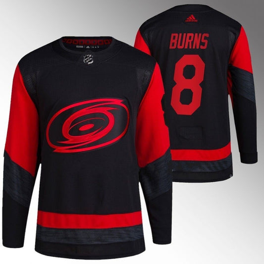 Carolina Hurricanes #8 Brent Burns Black 2023 NHL Stadium Series Jersey