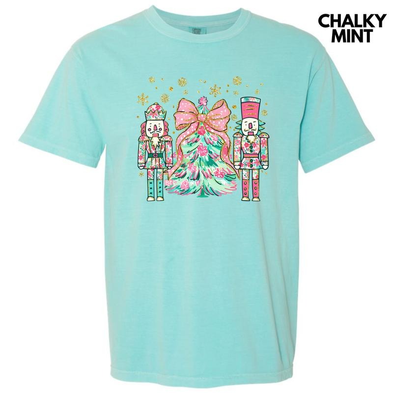 Cartoon Floral Nutcrackers Comfort Colors T-Shirt 'NLB' Hoodie, Sweatshirt | InkThreadWorks.com