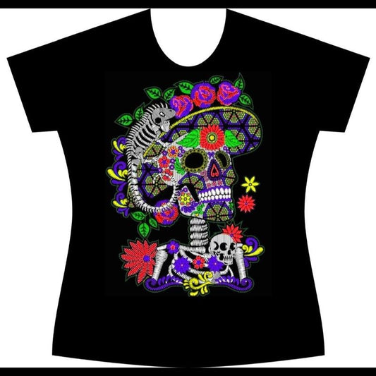 Catrina blouse Cotton Black Women Blouse T-Shirts, Hoodie, Sweatshirt | InkThreadWorks.com