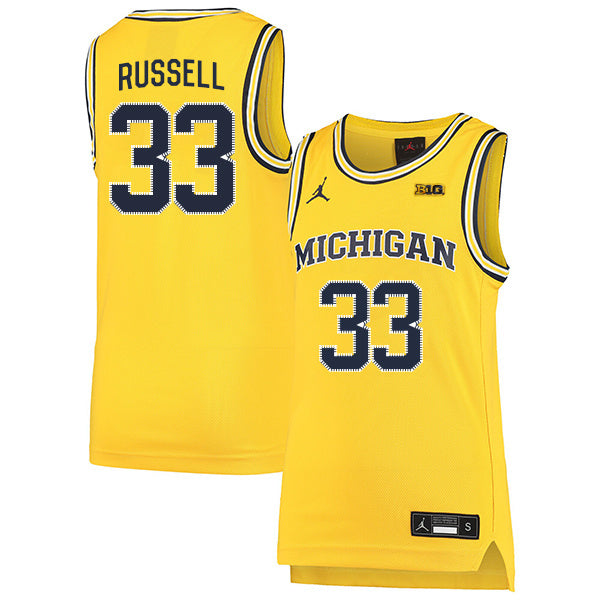 Cazzie Russell 33 Yellow