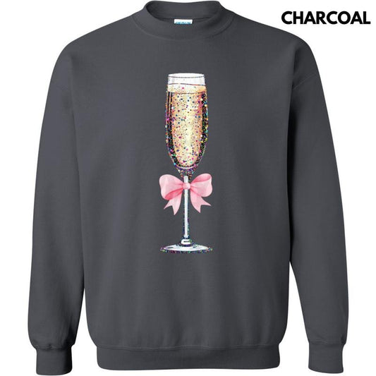 Champagne Coquette Sweatshirt T-Shirts, Hoodie | InkThreadWorks.com