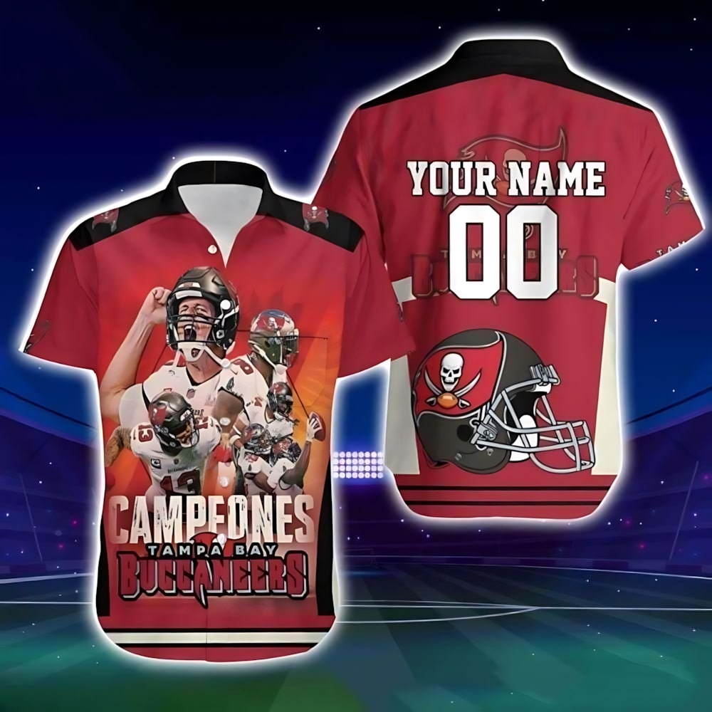 Tampa Bay Buccaneers Champions Commemorative Hawaiian Shirt 678546