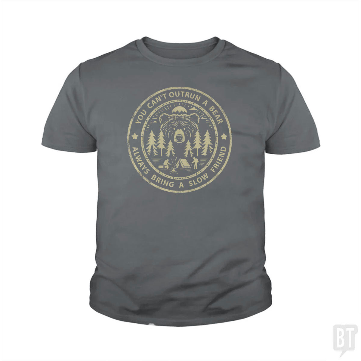 You Can't Outrun A Bear Kids Shirt