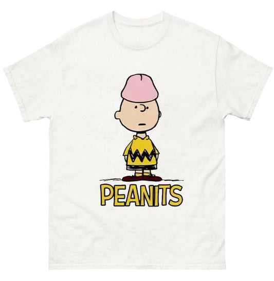 Charlie Pea Shirt Funny and Ironic Cartoon Meme Tee for Fans