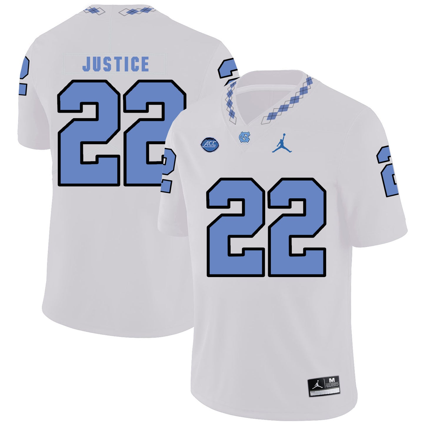 Charlie Justice 22 White