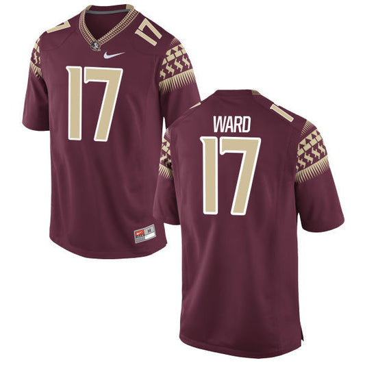 Charlie Ward 17 Burgundy