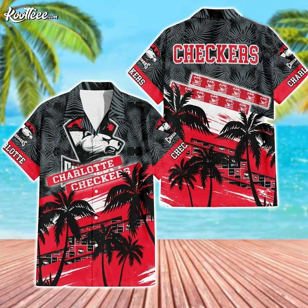 Charlotte Checkers AHL Hawaiian Shirt