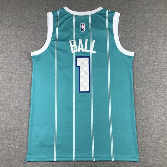Charlotte Hornets #1 LaMelo Ball Hornets 1 Blue New Style 1