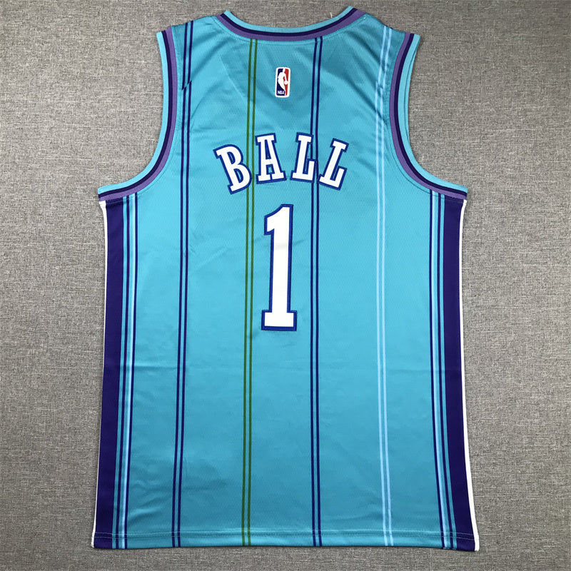 Charlotte Hornets #1 LaMelo Ball Hornets 1 Classic Light Green S-XXL Style 1