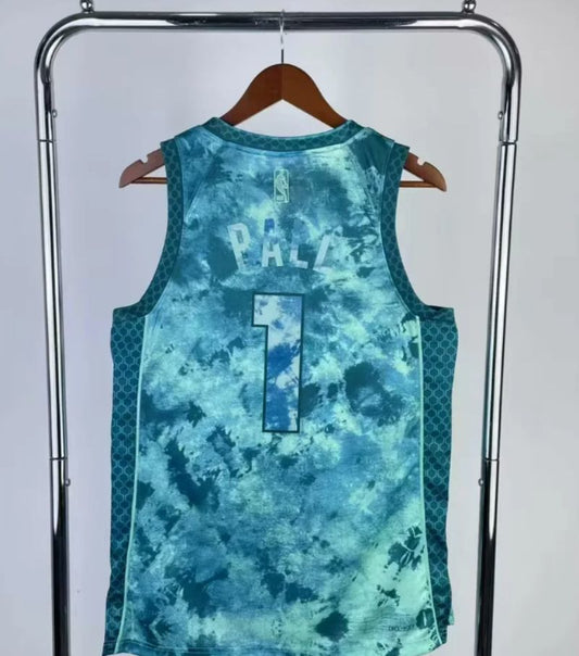 Charlotte Hornets #1 LaMelo Ball selected edition jersey (heat pressed) Style 1