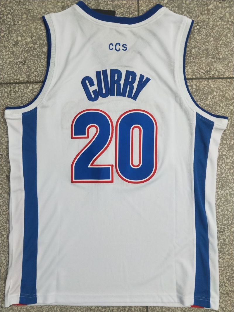 Charlotte Knights High School #30 Stephen Curry Curry High School 20 White Jersey Style 4
