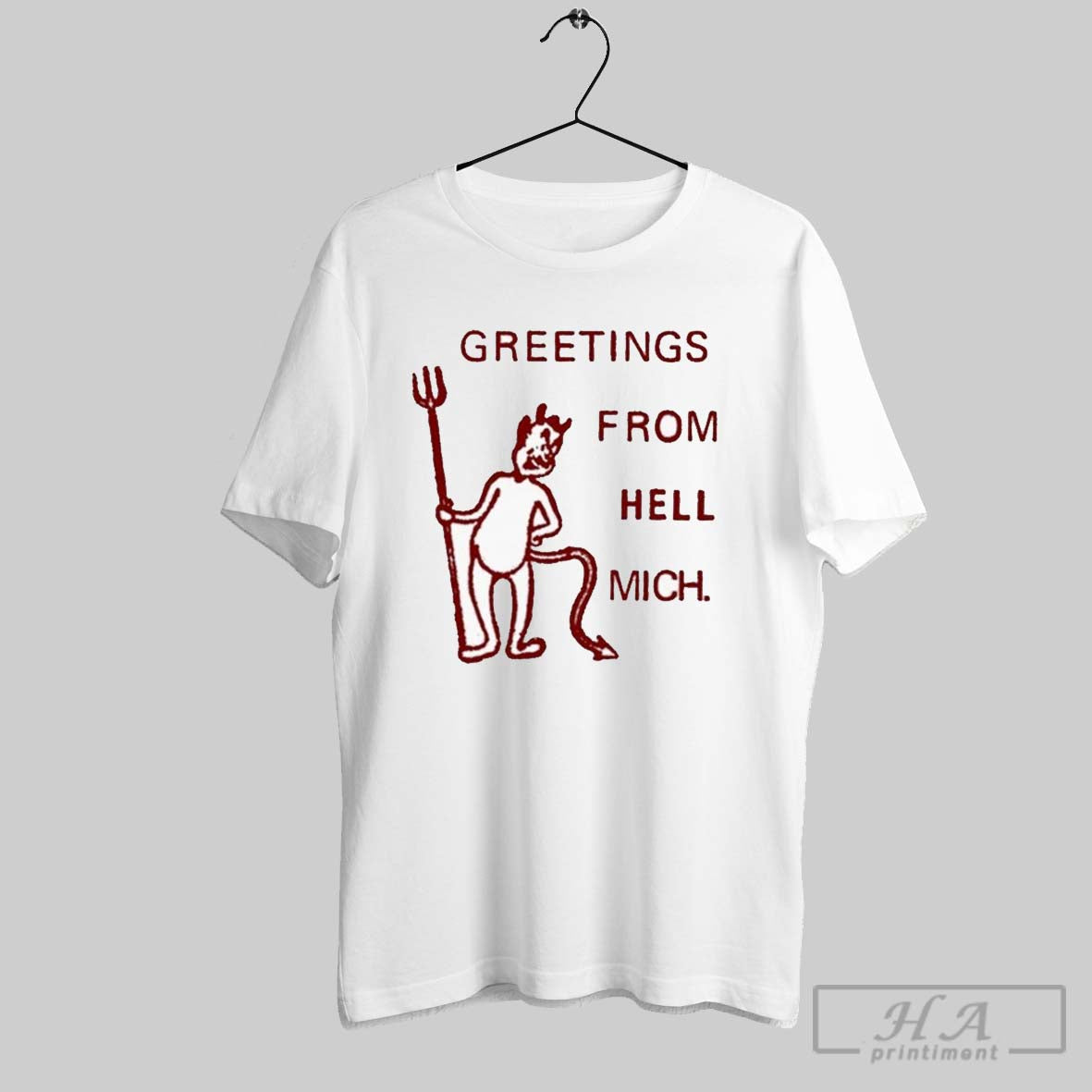 Charmer Greetings From Hell Mich T Shirts