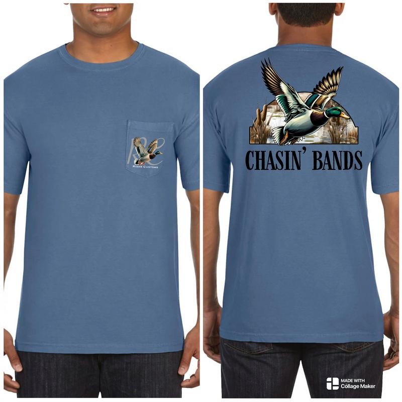 Chasing Bands Pocket T-Shirt Casual Cotton Hoodie, Sweatshirt | InkThreadWorks.com